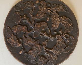carved plaque
