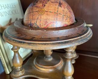 Mini old world globe
