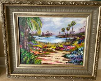Painting signed