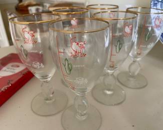 vintage Irish coffee glasses