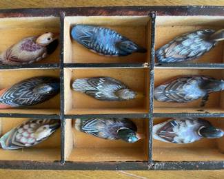 Mini hand painted ducks