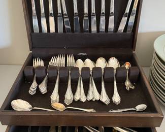 silver plate flatware