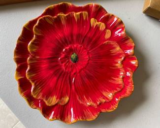 small floral dish