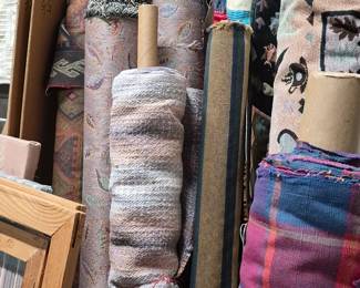 upholstery fabrics, lots of drapery supplies too