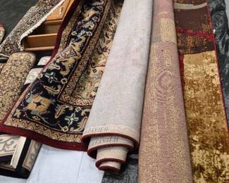 Asian rugs, various sizes