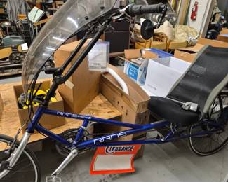 Rans recumbent bike, made in America