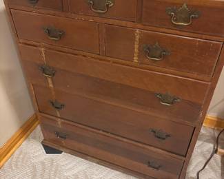 Vintage 8 drawer chest
