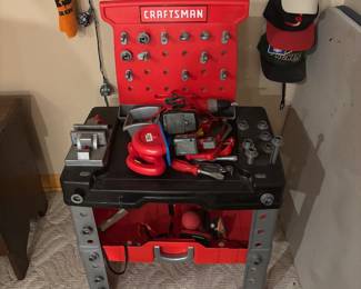 Kids Craftsman tool bench