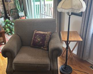 Hickory Hill Chair also has ottoman