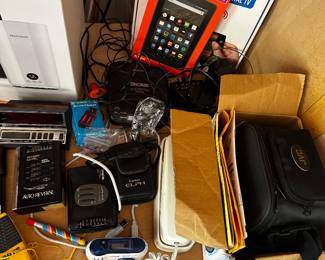 Assortment of electronics