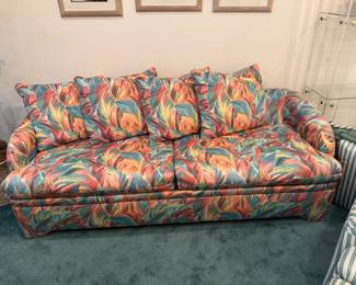 Sleeper couch matching living room set