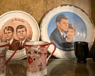 Kennedy commemorative plates