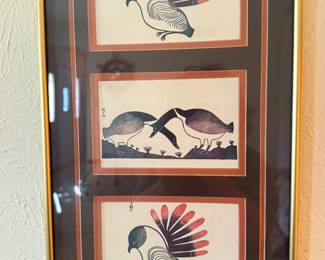 Three lithographs indigenous Art