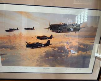 In Gallant Company signed with certificate of Authenticity. US Marie Corps pilots in the south pacific