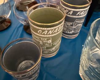 Vintage Canada drinking glass Niagara Falls drinking glass