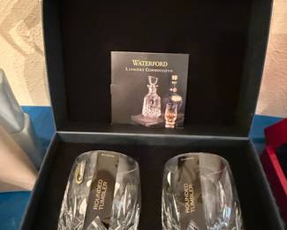 Waterford, Lismore tumblers new in box