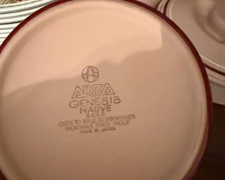 Arita genesis mauve Japanese bowls