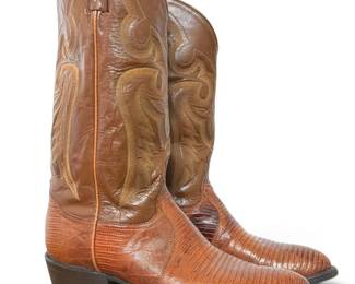 TONY LAMA Leather Cowboy Boots
