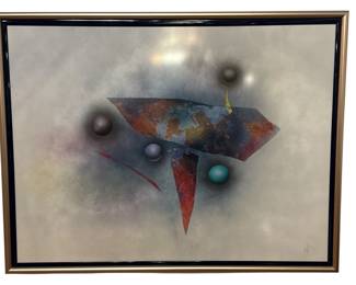 Wall Sized Abstract Illusionism After JOSEF KUGLER
