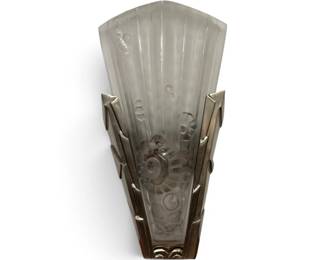 GENET & MICHON Attr. French Art Deco Wall Sconce