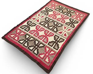 Early 20th C. Native American Navajo Rug