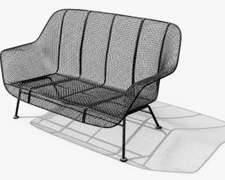 RUSSELL WOODARD "Sculptura" Mid Century Bench