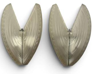 MARIUS ERNEST-SABINO (1878-1961) French Art Deco Sconces