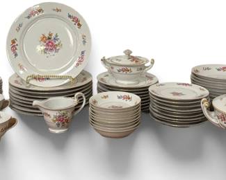 60+ pc Japanese NORITAKE MORIYAMA Floral Dinnerware