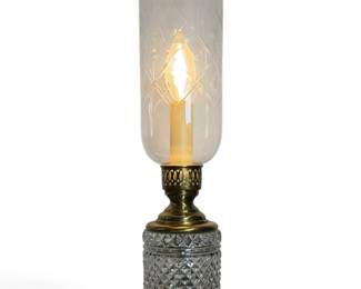 Vintage Cut Crystal Lamp