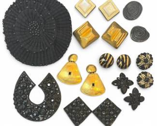 Collection of Designer Costume Jewelry, COOKE, VAUBEL, MARIE FERRA