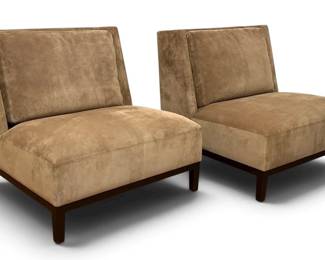A Pair CHRISTIAN LIAIGRE "Latin" Lounge Chairs, HOLLY HUNT
