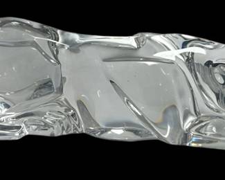 BACCARAT Stalking Panther Sculpture
