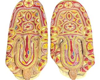 West African Embroidered Sandals