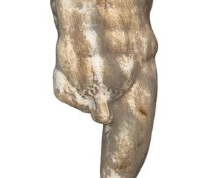 Roman Style Stone Torso Sculpture