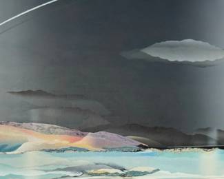 ELBA ALAREZ (Venezuelan, b.1944) "Winter" Serigraph