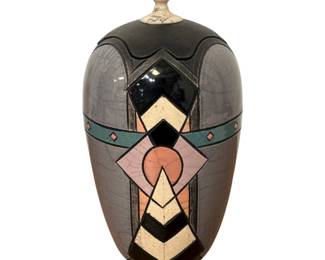 ANDY SMITH (American, b 1967) Raku Pottery Vessel
