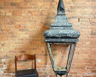 Substantial Early 20th C Street Lantern Light