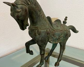 Large Bronze Horse