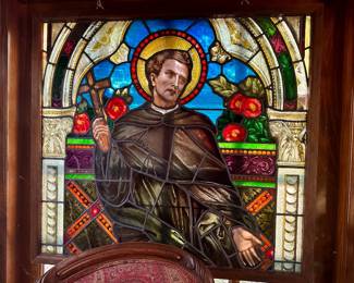 Stained glass for sale…. Needs some repair work