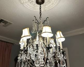 Baccarat Style Crystal Chandelier