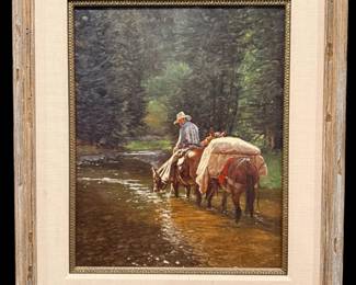 6 CraigTennantDontBiteMeFramedOriginalOilonCanvas