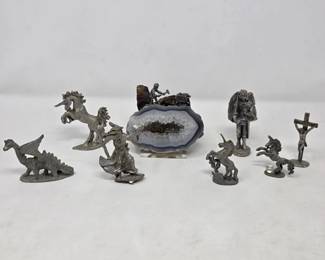 14 VintagePewterFigurineCollection