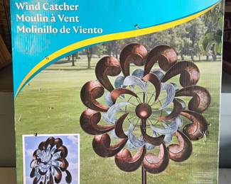 129 StylecraftTwoToneMetalOutdoorWindCatcherNewInBox