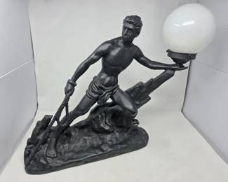 5 ArtDecoSisyphusFiguralTableLamp