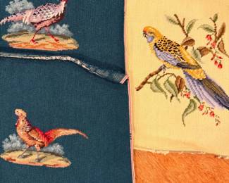 118 3VintageBirdNeedlepointCanvasCollection