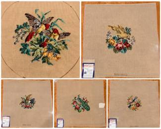 112 5VintageHiawathaHandicraftNeedlepointCanvases