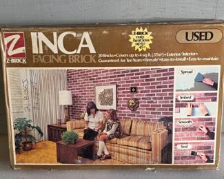 65 21UnopenedBoxesOfVintageZBrickIncaThinBrickVeneer