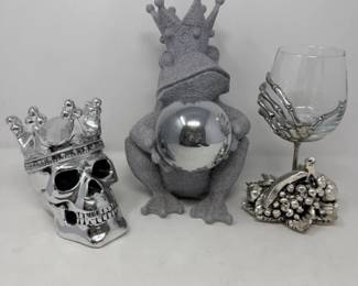 162 CrownSkullGothicDecorativePieces