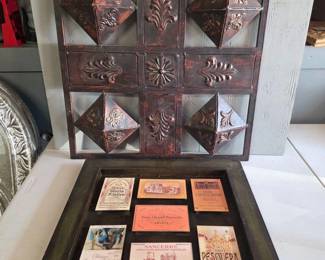 149 DecorativeMetalMetalFramedArtPieces
