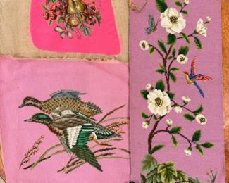 122 VintageFruitBirdNeedlepointCanvasCollection
